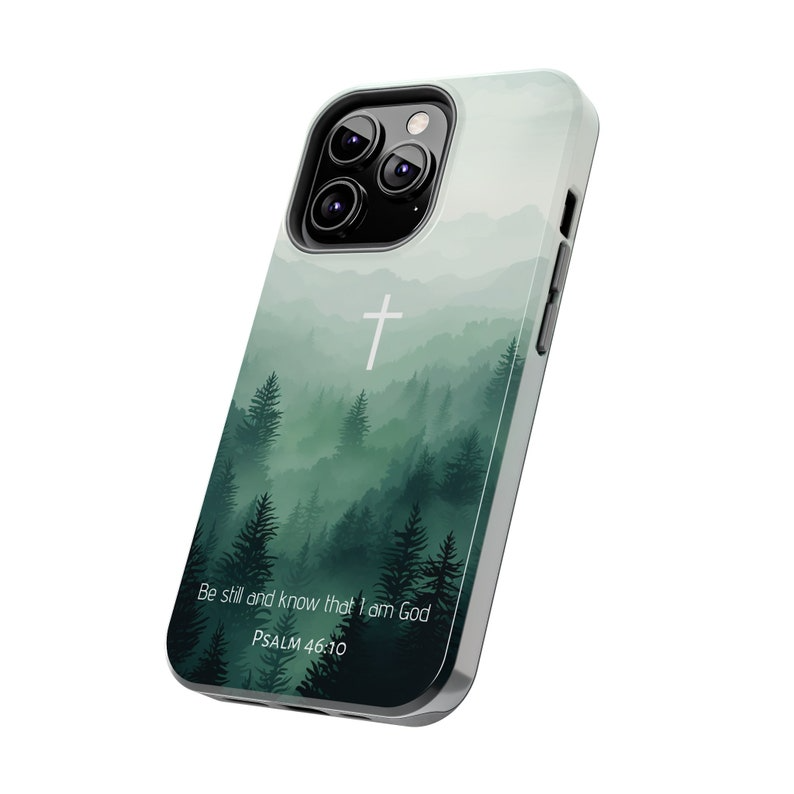Be Still And Know Psalm 46:10 Christian iPhone Case, Faith iPhone Case, Catholic IPhone Case