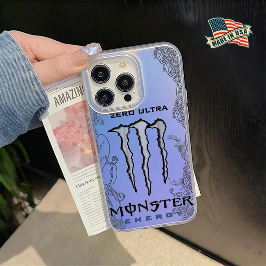 Blue Monster Energy Edition For Iphone/Samsung Cushion Drop Protection Phone Case