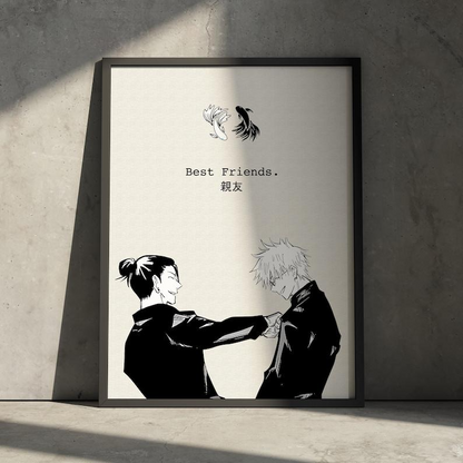 Jujutsu Kaisen Satoru Gojo Poster Manga Art Anime Wall Print Minimalist Wall Decor, Jujutsu Kaisen Poster, Jujutsu Kaisen Anime Print, Anime Poster