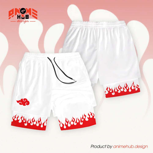 Uzumaki - Pantalones cortos de Narutoo Streetwear ANIME HUB 