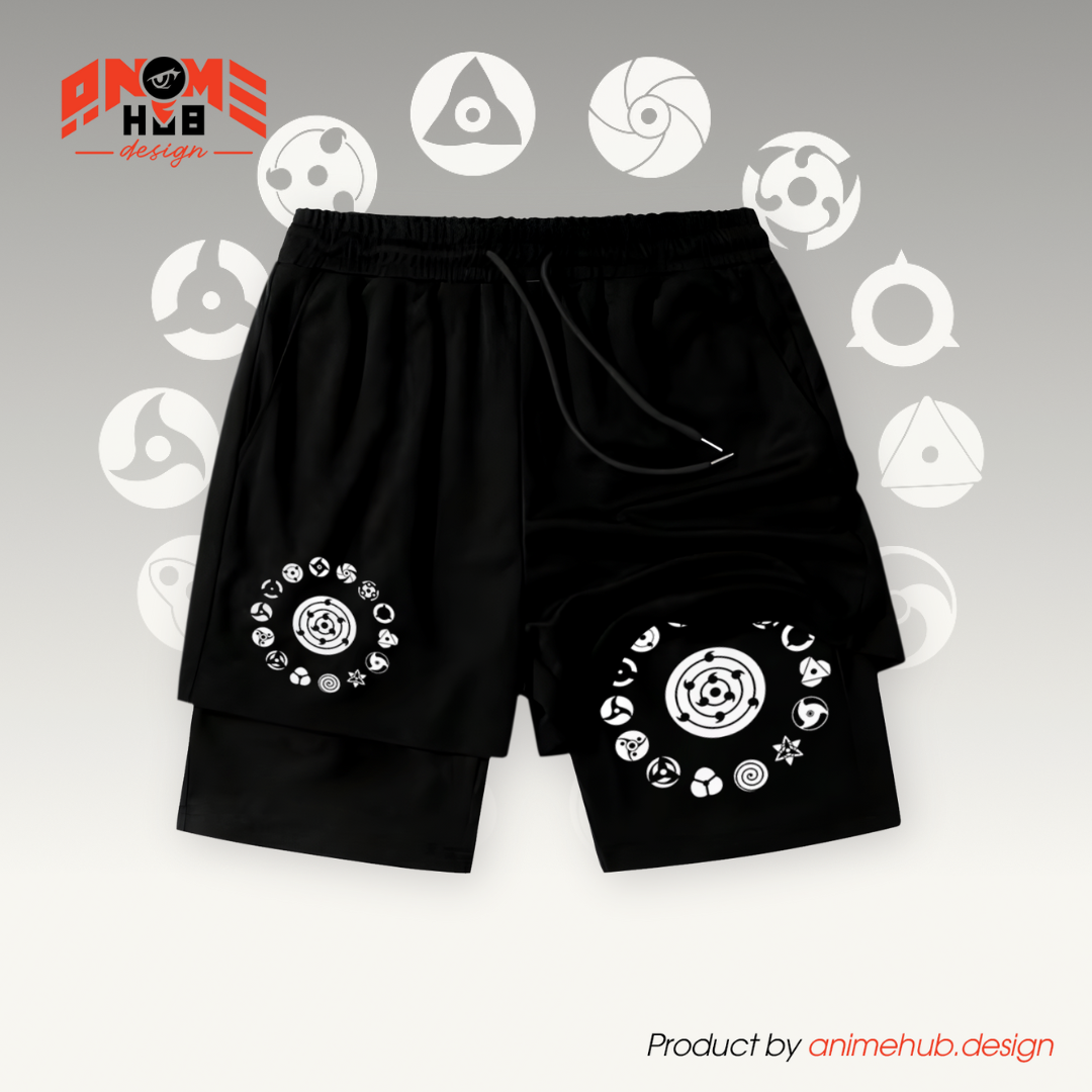 Uzumaki - Pantalones cortos de Narutoo Streetwear ANIME HUB 
