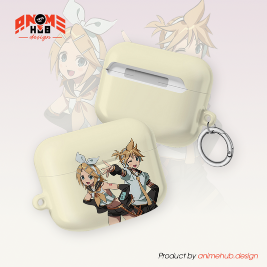 Funda protectora suave para AirPods de Kagamine Rin Len 1 - ANIME HUB