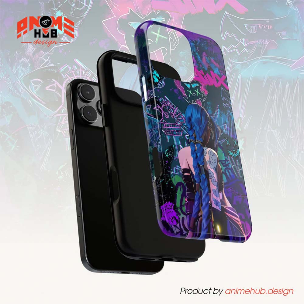 Jinx, Powder Arcane 4 – League of Legends Phone Case ANIME HUB