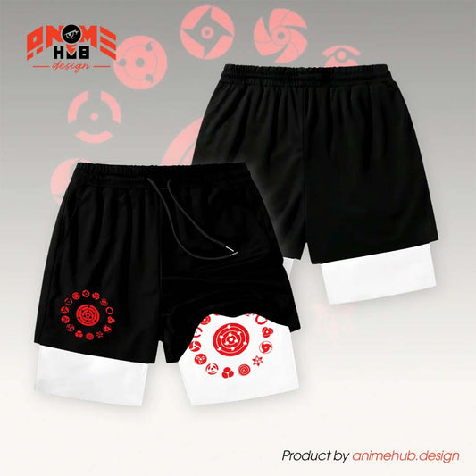 Uzumaki - Pantalones cortos de Narutoo Streetwear ANIME HUB 