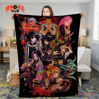 Demoon Slayerr 3 – Anime Blanket from ANIME HUB