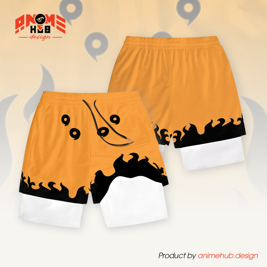 Uzumaki - Pantalones cortos de Narutoo Streetwear ANIME HUB 