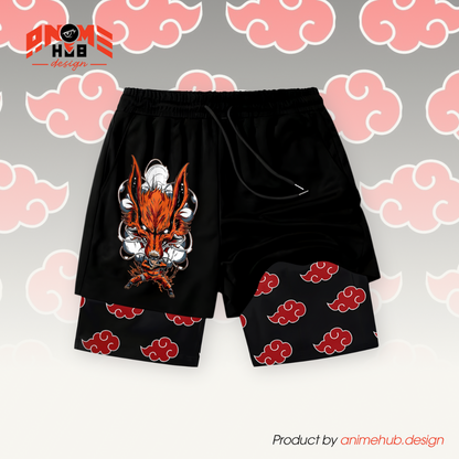 Uzumaki - Pantalones cortos de Narutoo Streetwear ANIME HUB 