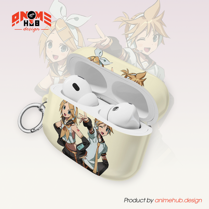 Funda protectora suave para AirPods de Kagamine Rin Len 1 - ANIME HUB
