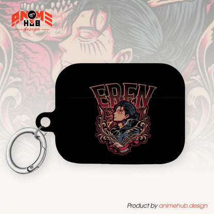 Eren Ataque a los Titanes 1 – Funda de anime para AirPods ANIME HUB