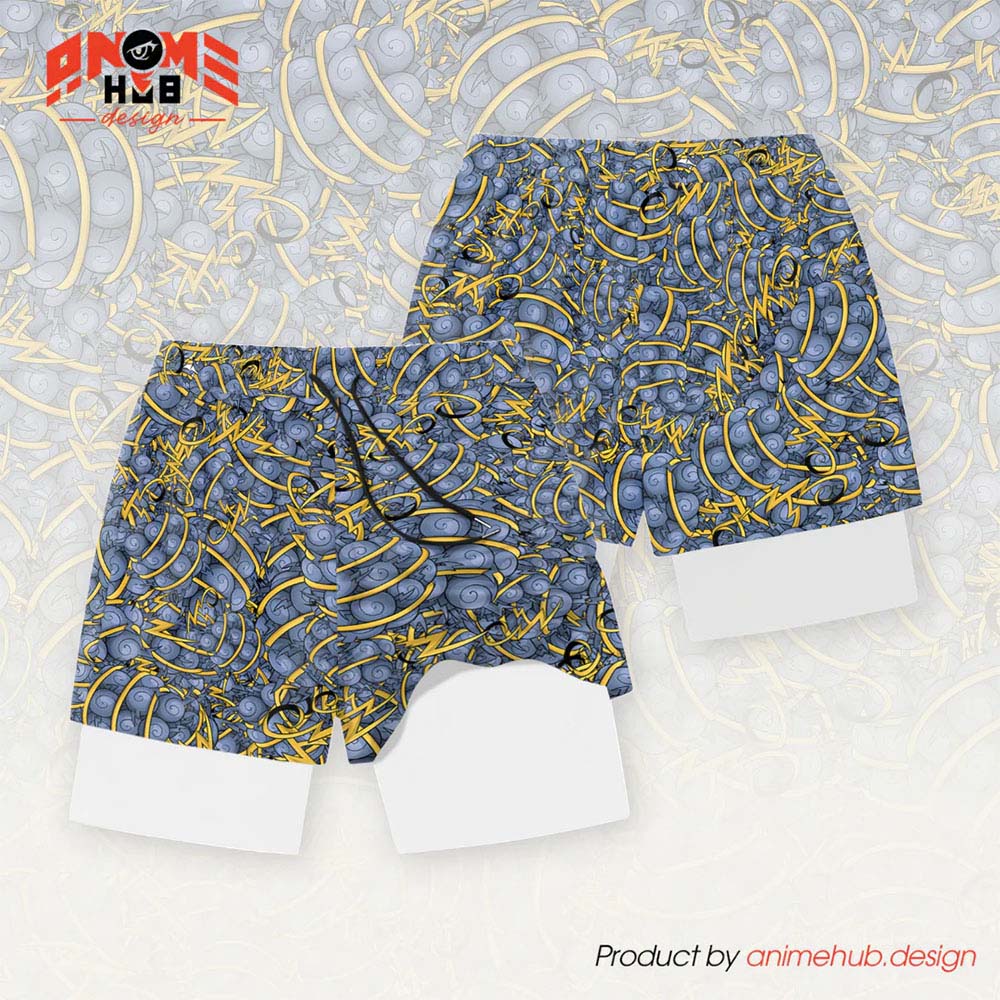 Anime Devil Fruit 7 – Onepiecee Streetwear Shorts ANIME HUB