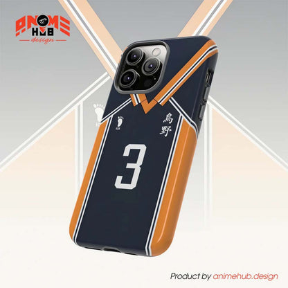 Haaiikyuu Phone Case – Assahi Azzummane #3 Volleyball Anime Phone Case ANIME HUB