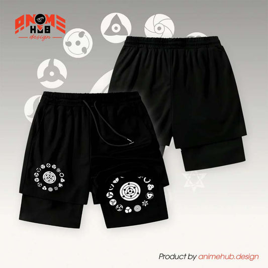 Uzumaki - Pantalones cortos de Narutoo Streetwear ANIME HUB 