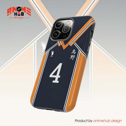 Haaiikyuu Phone Case – Nishhinooya Yū #4 Volleyball Anime Phone Case ANIME HUB