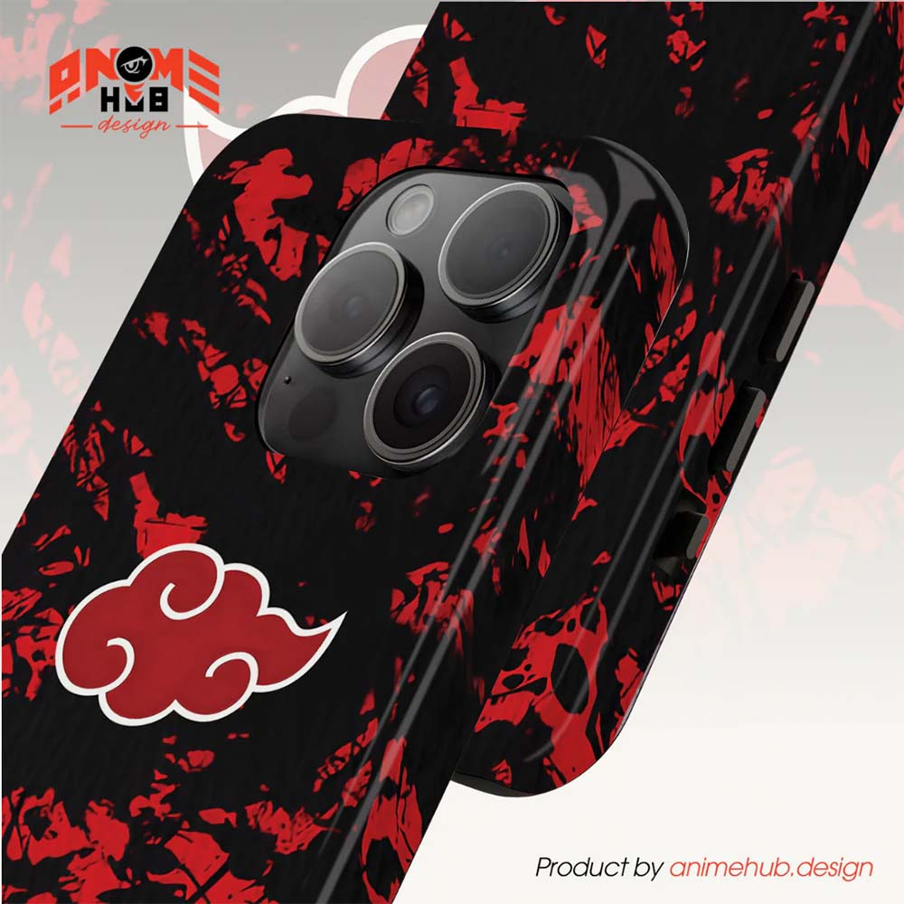 Narutoo 1 – Akatsuki Cloud Anime Phone Case ANIME HUB