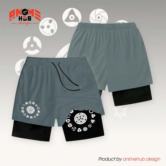 Uzumaki - Pantalones cortos de Narutoo Streetwear ANIME HUB 