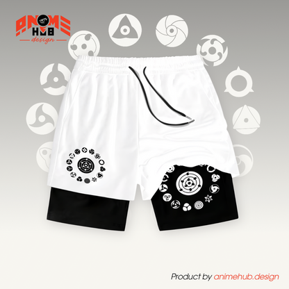 Uzumaki - Pantalones cortos de Narutoo Streetwear ANIME HUB 