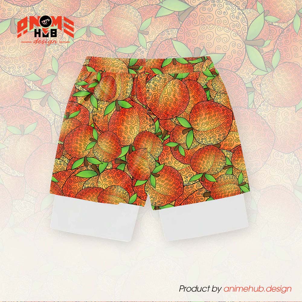Anime Fruta del Diablo 17 – Pantalones cortos de Onepiecee ANIME HUB 