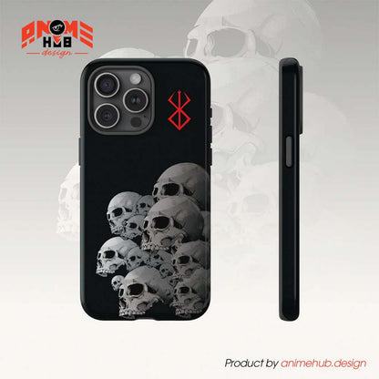 Berrserkk Manga Skull Phone Case – Dark Anime Design ANIME HUB