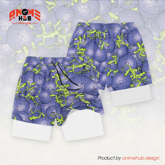 Anime Fruta del Diablo 5 – Pantalones cortos de Onepiecee ANIME HUB 