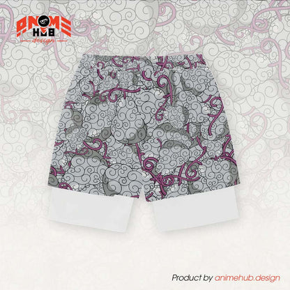 Anime Fruta del Diablo 10 – Pantalones cortos de Onepiecee ANIME HUB 