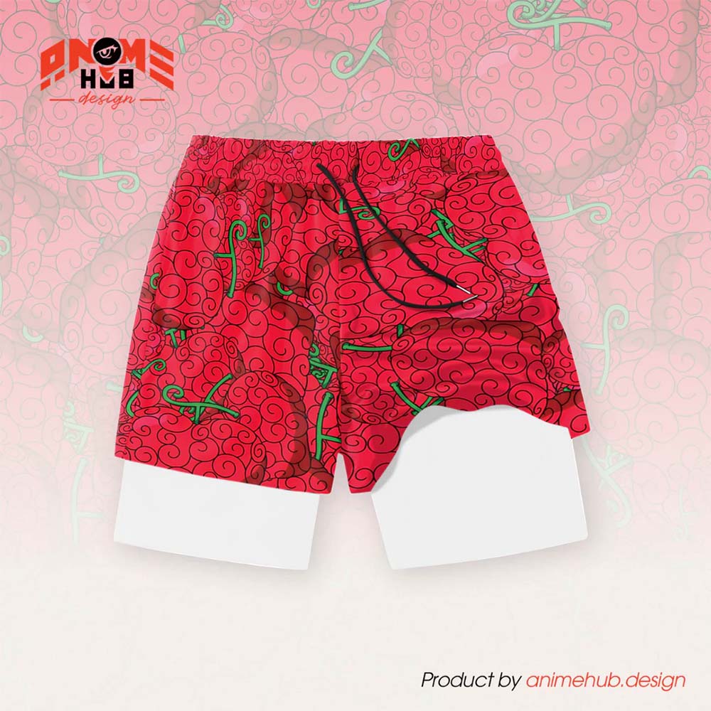 Anime Fruta del Diablo 3 – Pantalones cortos de Onepiecee ANIME HUB 