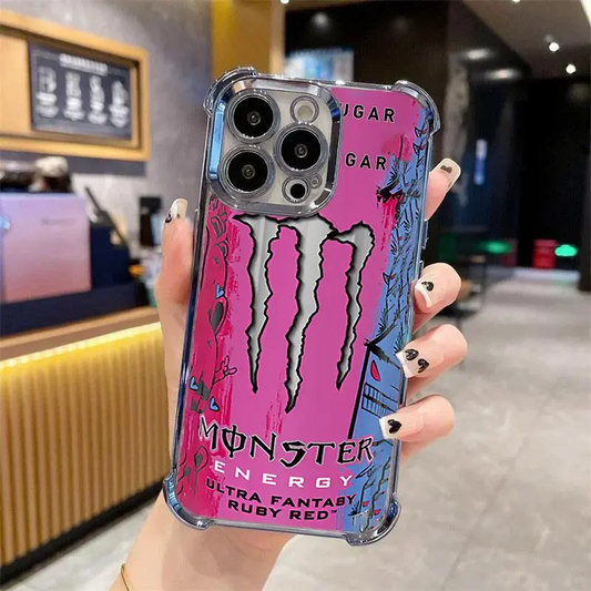 Color Full 1 Blue Energy Edition For Iphone/Samsung Cushion Drop Protection Phone Case