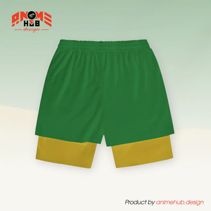 Anime 2-in-1 Shorts– Dragoon Ballz Streetwear Shorts ANIME HUB