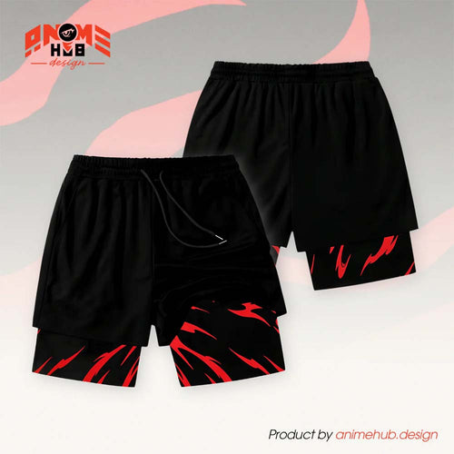 Uzumaki - Pantalones cortos de Narutoo Streetwear ANIME HUB 