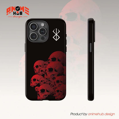 Berrserkk Manga Skull Phone Case 1 – Dark Anime Design ANIME HUB