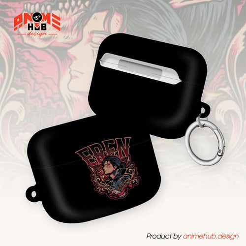 Eren Ataque a los Titanes 1 – Funda de anime para AirPods ANIME HUB