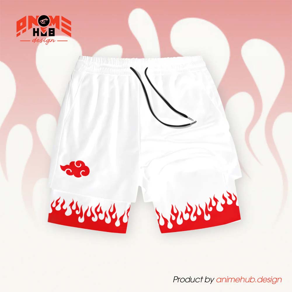 Uzumaki - Pantalones cortos de Narutoo Streetwear ANIME HUB 