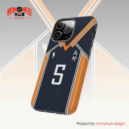 Haikyuu Phone Case – Tanaka Ryūnosuke #5 Volleyball Anime Phone Case ANIME HUB