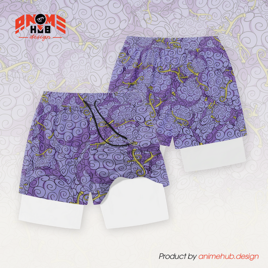 Anime Fruta del Diablo 6 – Pantalones cortos de Onepiecee ANIME HUB 