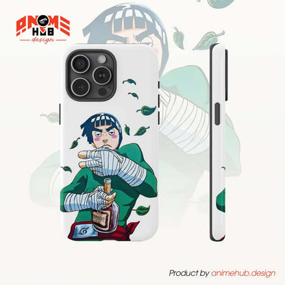 Narutoo  – Rock Lee Funny Drinking Phone Case ANIME HUB