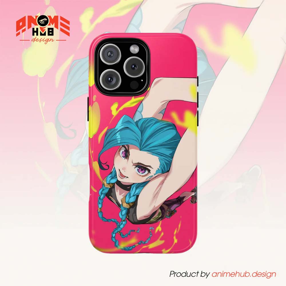 Jinx, Powder Arcane 1 – League of Legends Phone Case ANIME HUB