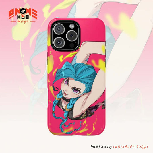 Jinx, Powder Arcane 1 – League of Legends Phone Case ANIME HUB