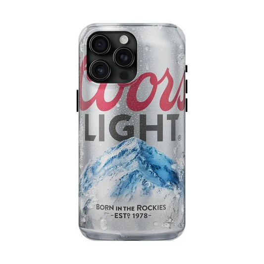 Coors Light 2 Phone Cases Phone Cover Hard Case Tough 2-piece Phone Case