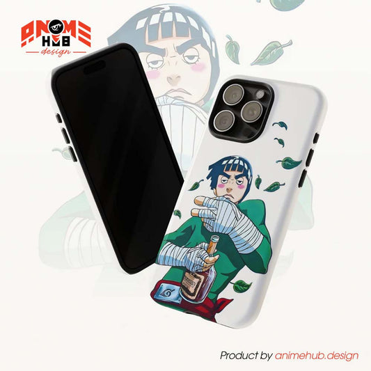 Narutoo  – Rock Lee Funny Drinking Phone Case ANIME HUB