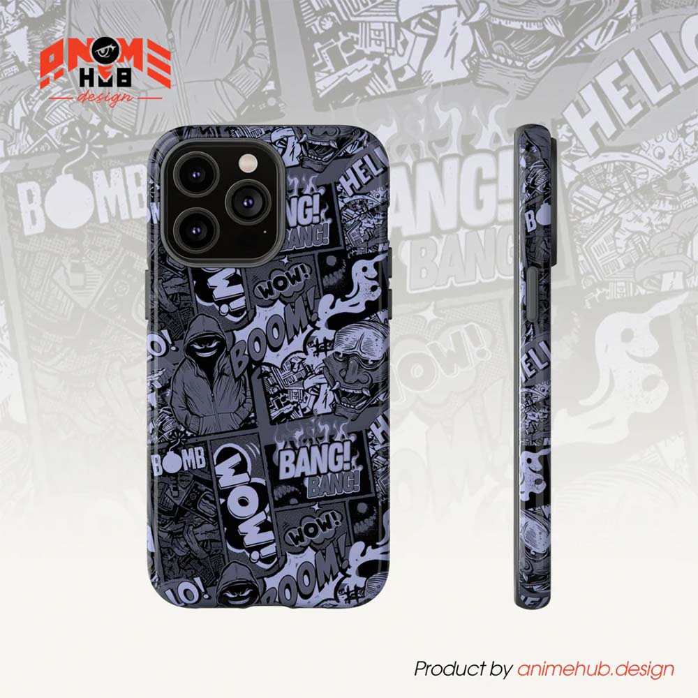 BOOM! BANG! WOW! 7 – Graffiti Street Style Phone Case ANIME HUB