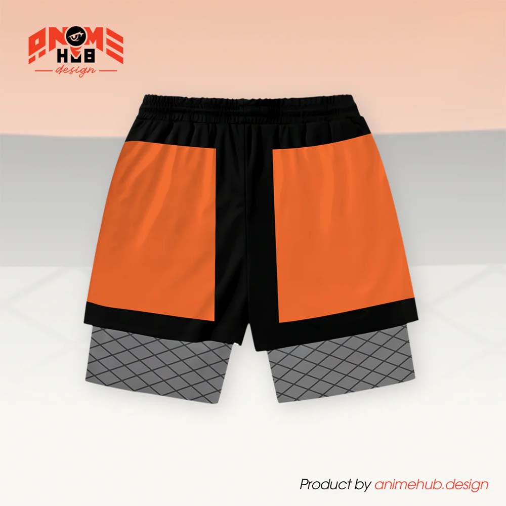 Uzumaki - Pantalones cortos de Narutoo Streetwear ANIME HUB 