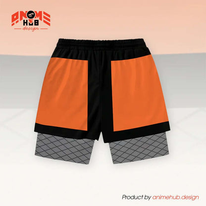 Uzumaki - Pantalones cortos de Narutoo Streetwear ANIME HUB 
