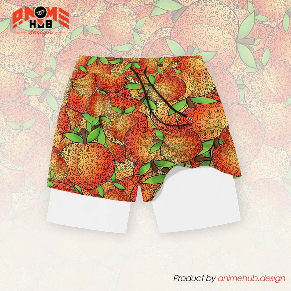 Anime Fruta del Diablo 17 – Pantalones cortos de Onepiecee ANIME HUB 