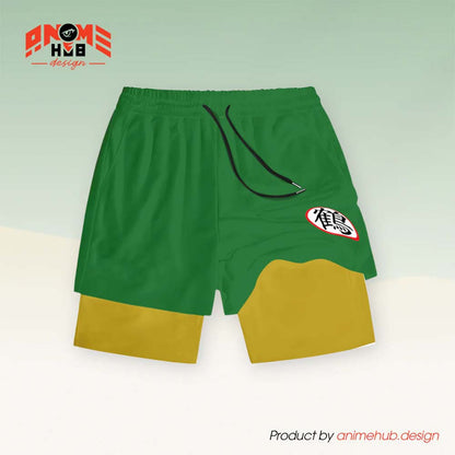 Anime 2-in-1 Shorts– Dragoon Ballz Streetwear Shorts ANIME HUB