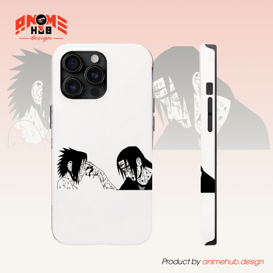 Narutoo 4 – Itachi & Sasuke Uchiha Throne Scene Phone Case ANIME HUB