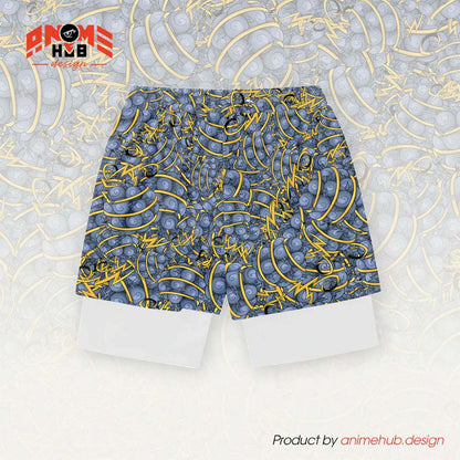 Anime Devil Fruit 7 – Onepiecee Streetwear Shorts ANIME HUB