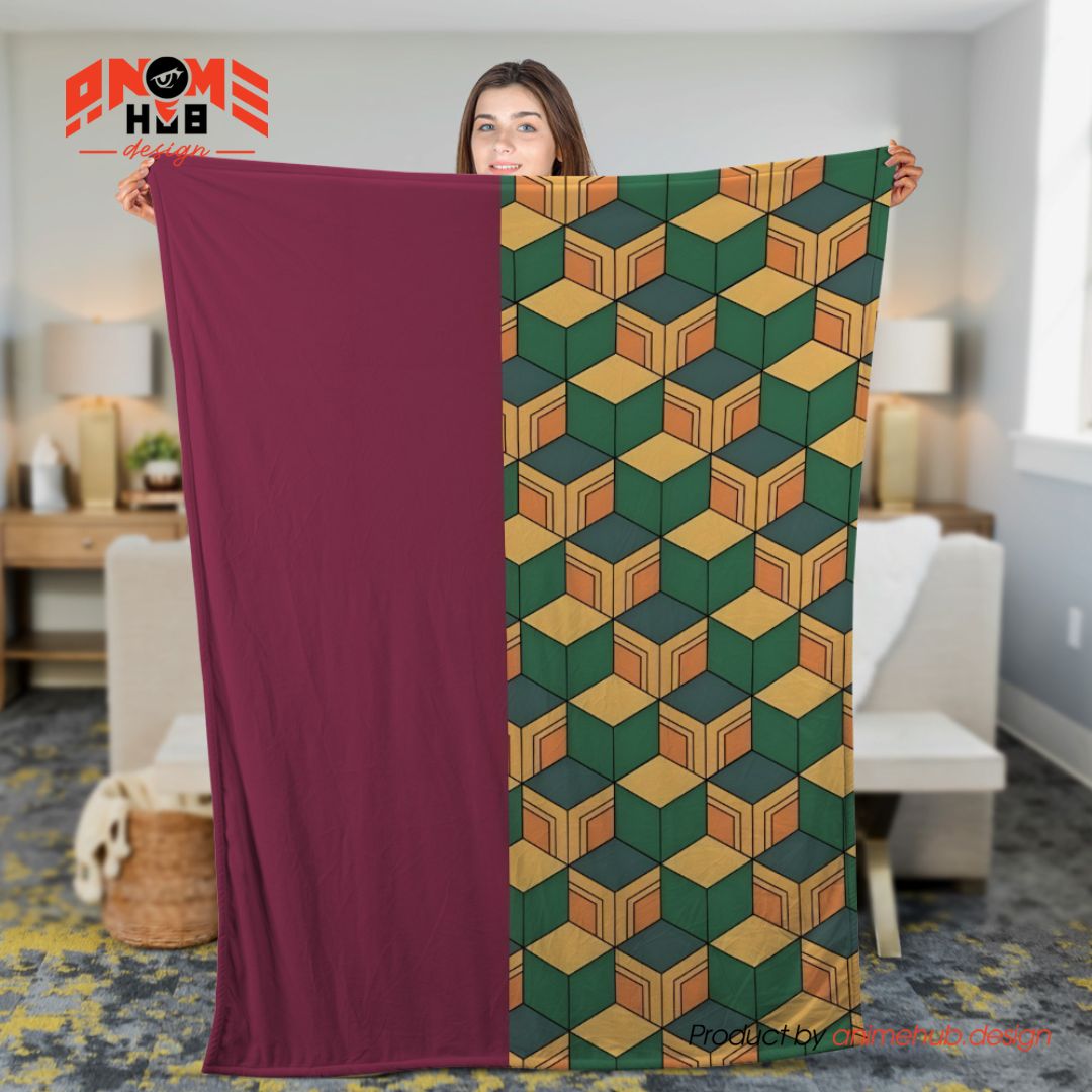 Demoon Slayerr – Tommiokka Giyyuu Blanket from ANIME HUB