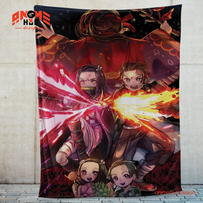 Demoon Slayerr 1 – Anime Blanket from ANIME HUB