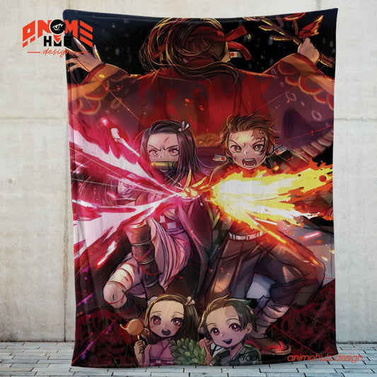 Demoon Slayerr 1 – Anime Blanket from ANIME HUB