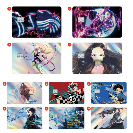 Demoon Slayerr 4 – Credit Card Skin Design Form ANIME HUB