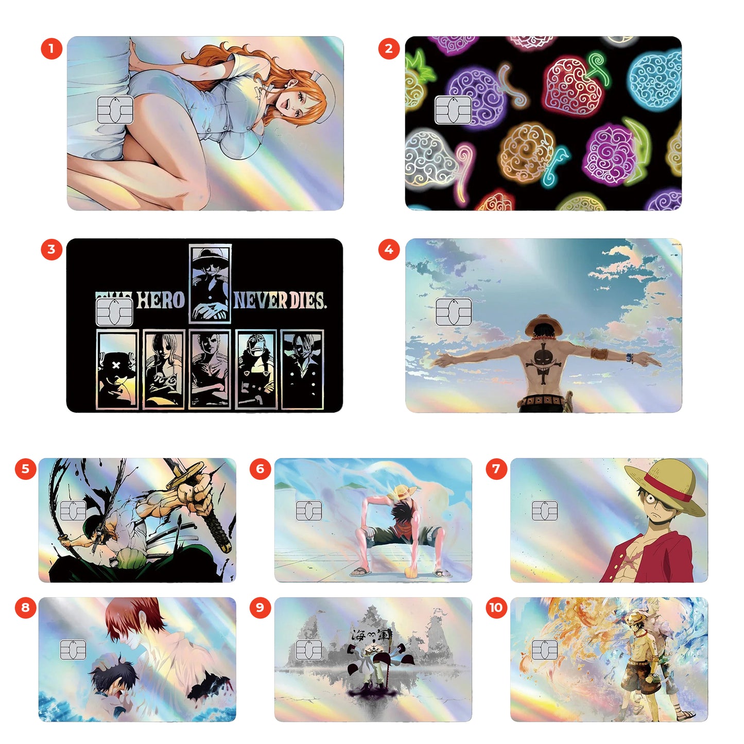 Onee Piecee – Credit Card Skin Design Form ANIME HUB